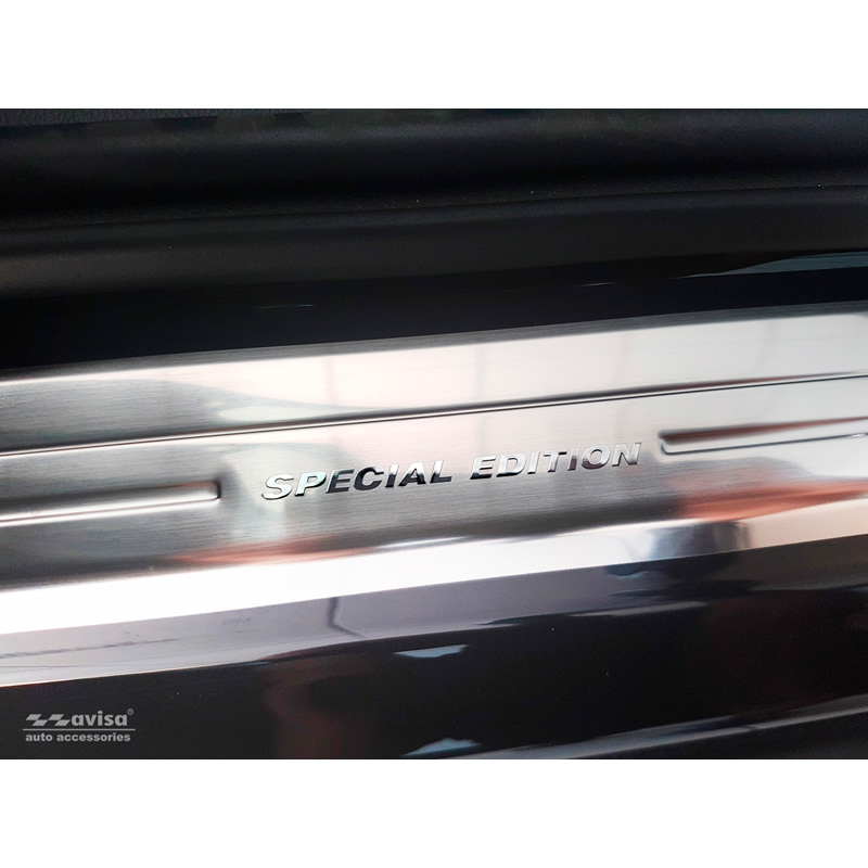 Seuils de portes inoxydable sur mesure pour Volkswagen Touareg III 2018- 'Special Edition' - 2-pièces