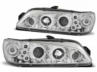 Phares Peugeot 306 97-00 Angel Eyes chrome