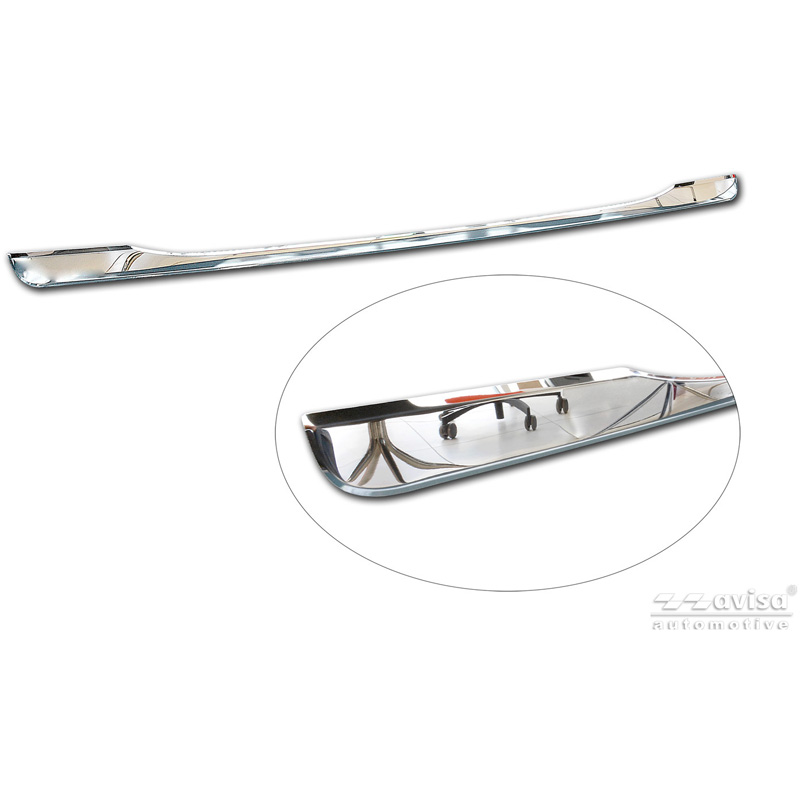Avisa Revêtement d'habillage du hayon du coffre inox Chrome sur mesure pour Toyota Proace City Verso 2019-2024 & Facelift 2024-