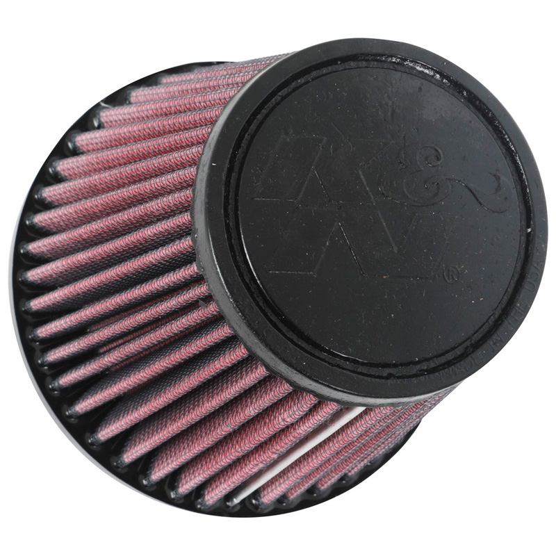 K&N Filtre à Air Universel Conique 79mm raccordement, 127mm de base, 89mm en haut, hauteur 111mm (RF-9160)