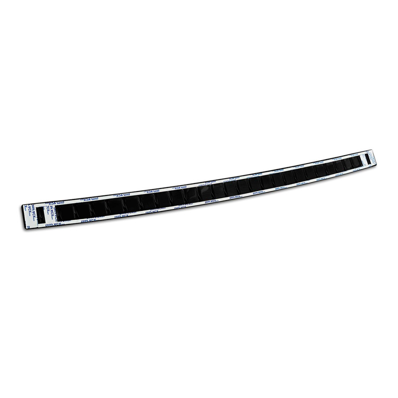Avisa Protection de seuil arrière inox noir mat sur mesure Peugeot 5008 III 2024- 'Ribs'
