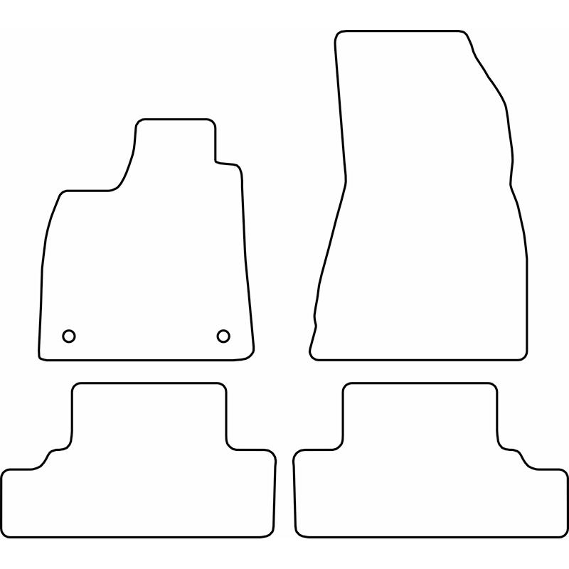 Set de tapis de sol sur mesure pour Renault 5 E-Tech 2024-