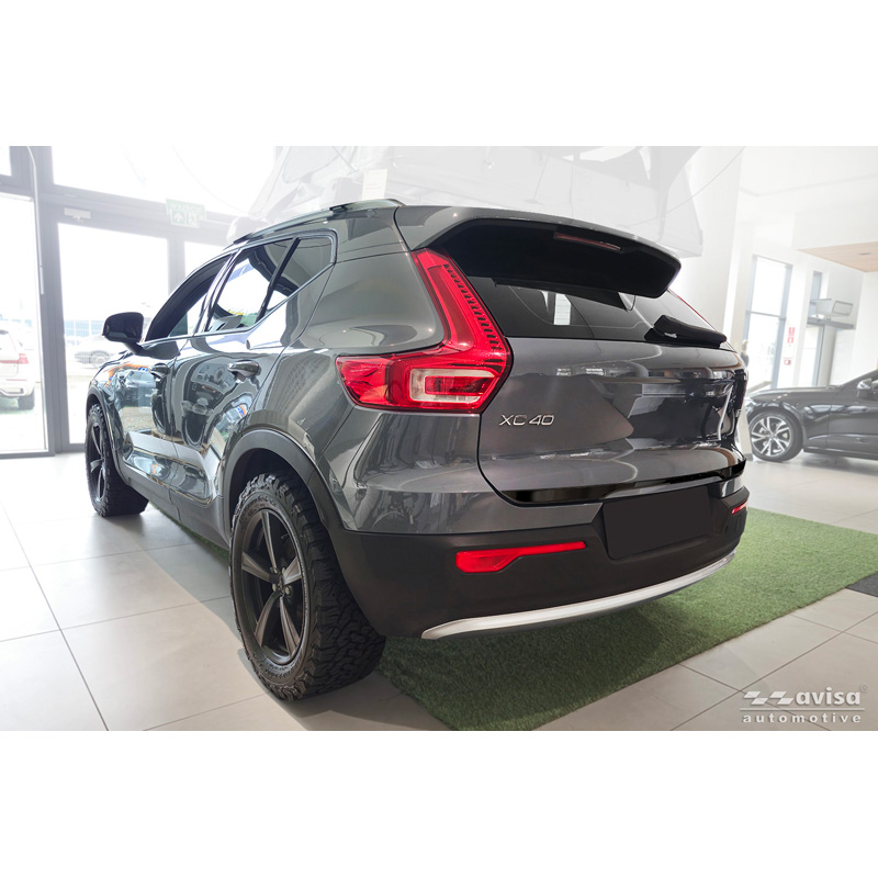 Avisa Moulure de hayon en Inox Noir Chrome sur mesure pour Volvo XC40 (536) 2017-