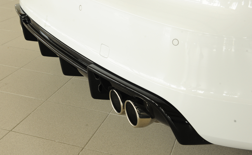 Achteraanzet Glossy black Rieger Audi A3 8V 3deurs/Sportback 12-