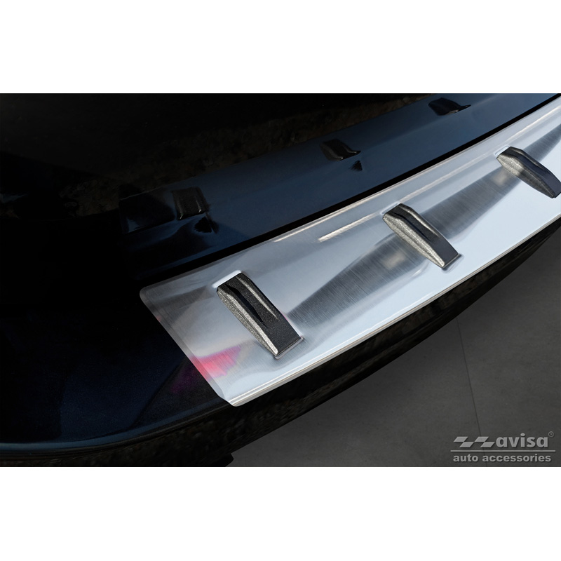 Protection de seuil arrière inox sur mesure pour BMW Série 5 (F11) Touring 2011-2013 & Facelift 2013-2017 'STRONG EDITION'