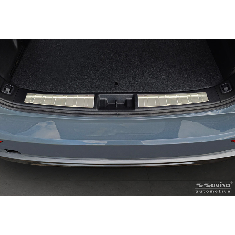 Avisa Protection de seuil arrière d'intérieur inox sur mesure pour Mitsubishi Outlander IV Facelift 2025- 'Ribs'