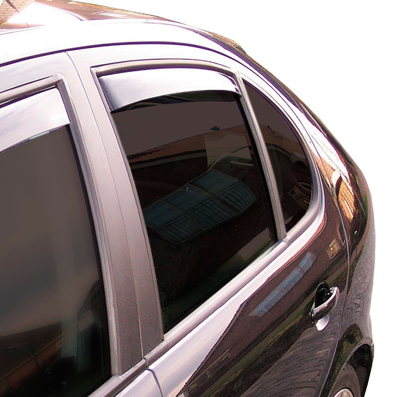 Déflecteurs latéraux Master Noir (arrière) sur mesure pour Volkswagen Jetta 2005-2010
