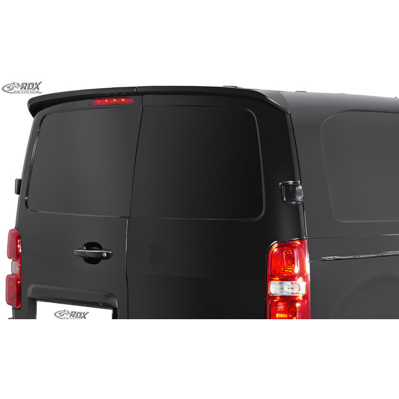 Becquet de toit sur mesure pour Citroën Jumpy/Spacetourer & Peugeot Expert/Traveller & Toyota Proace/Proace Verso 2016- Opel Vivaro/Zafire Life 2019- & Fiat Scudo/Ulysse 2022- (avec 2 portes arrières) (PUR-IHS)