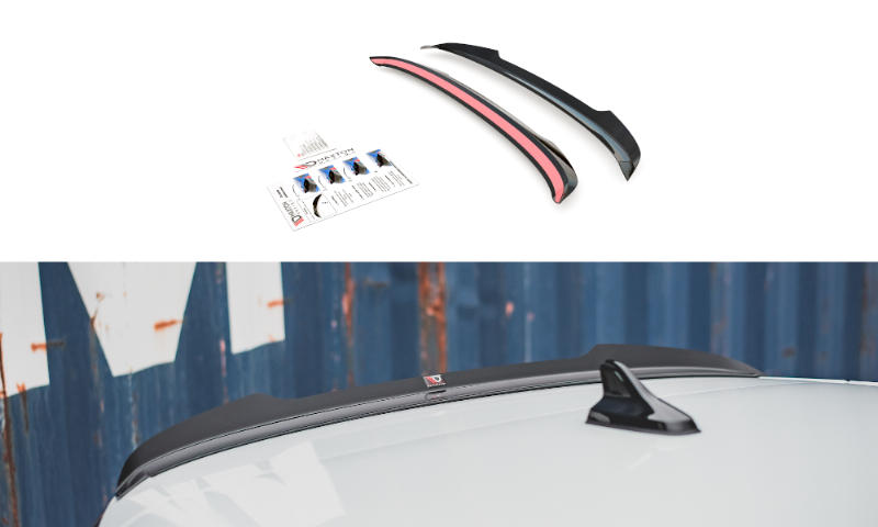 Spoiler Volkswagen Golf 8 GTI Maxton Glans Zwart