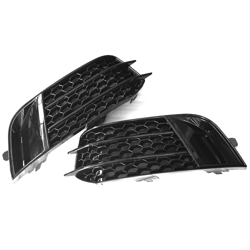 Mistlamp gMistlamp grillen Aud A1 8X RS1 look Black/Silverrillen