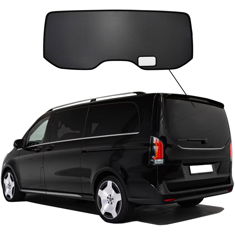 SunClip Protection visuelle & solaire sur mesure pour Mercedes Classe-V W447 Facelift 2024- (seulement hayon arrière)