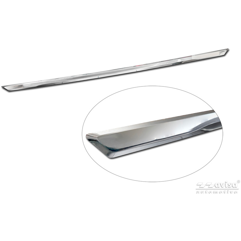 Avisa Revêtement d'habillage du hayon du coffre inox Chrome sur mesure pour Skoda Octavia IV Liftback (NX3) 2019-2024 & Facelift 2024-
