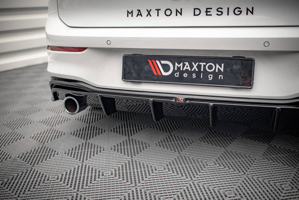 Diffuser V.3 Volkswagen Golf 8 GTI Maxton Glans Zwart
