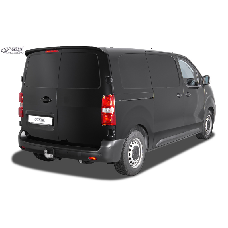 Becquet de toit sur mesure pour Citroën Jumpy/Spacetourer & Peugeot Expert/Traveller & Toyota Proace/Proace Verso 2016- Opel Vivaro/Zafire Life 2019- & Fiat Scudo/Ulysse 2022- (avec 2 portes arrières) (PUR-IHS)