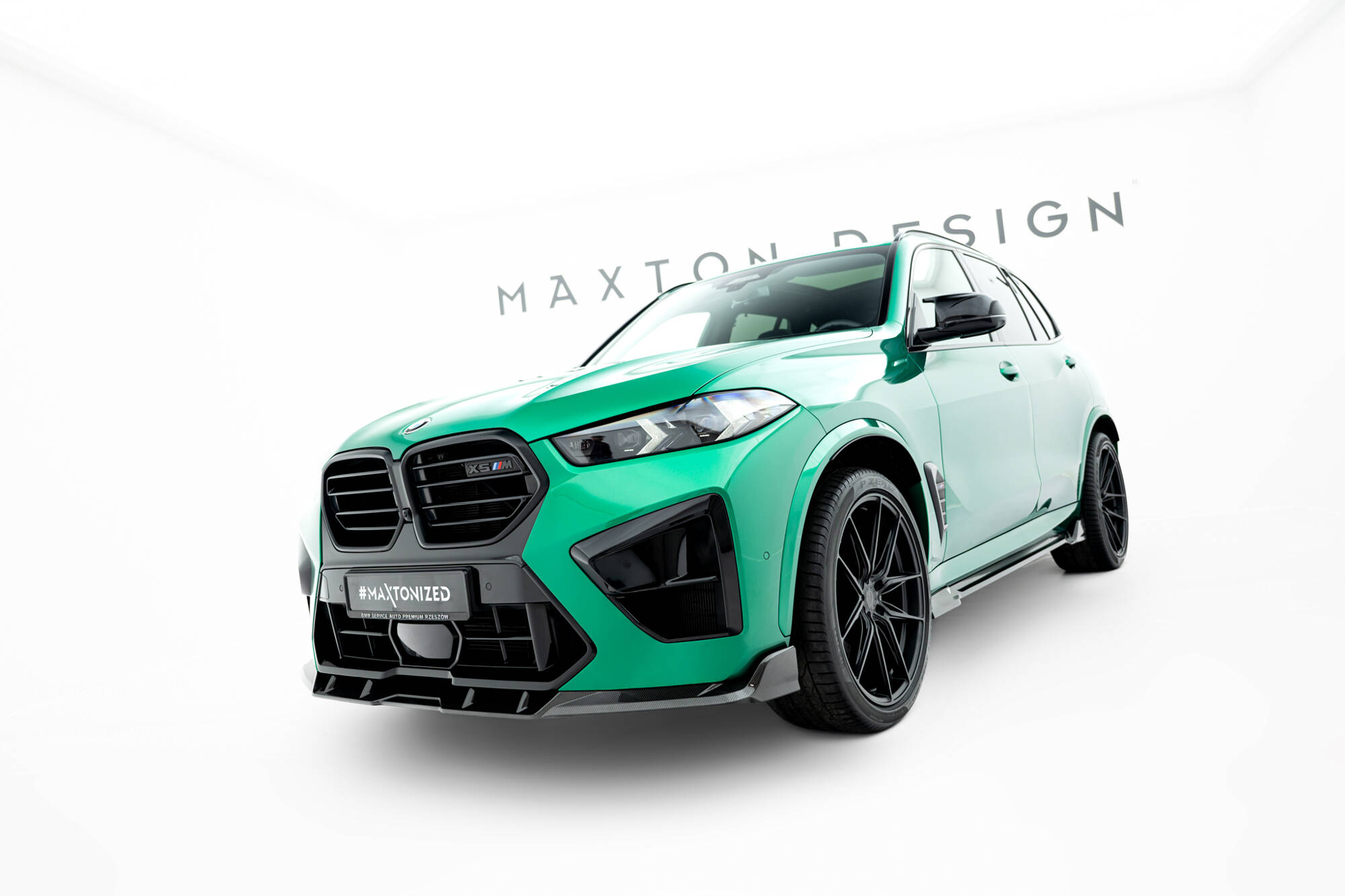Carbon Fiber Voorspoiler passend voor BMW X5 M F95 Facelift Maxton