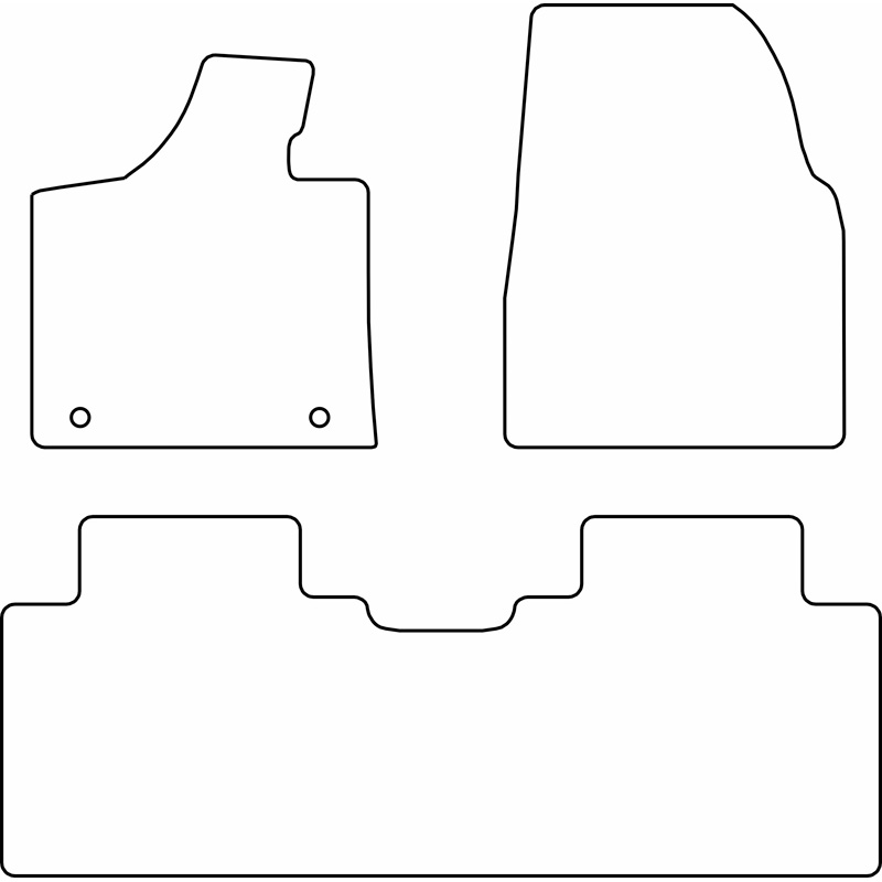 Set de tapis de sol en velours sur mesure pour Leapmotor C10 2024-