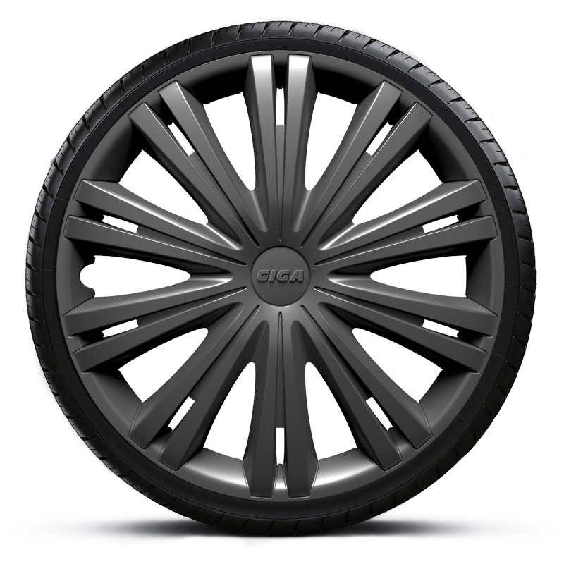 Jeu d'enjoliveurs Giga 14-inch gun-metal