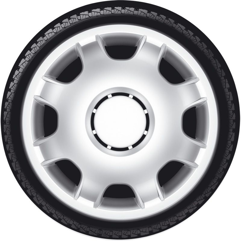 Jeu d'enjoliveurs VAN 15-inch argent (sphère)