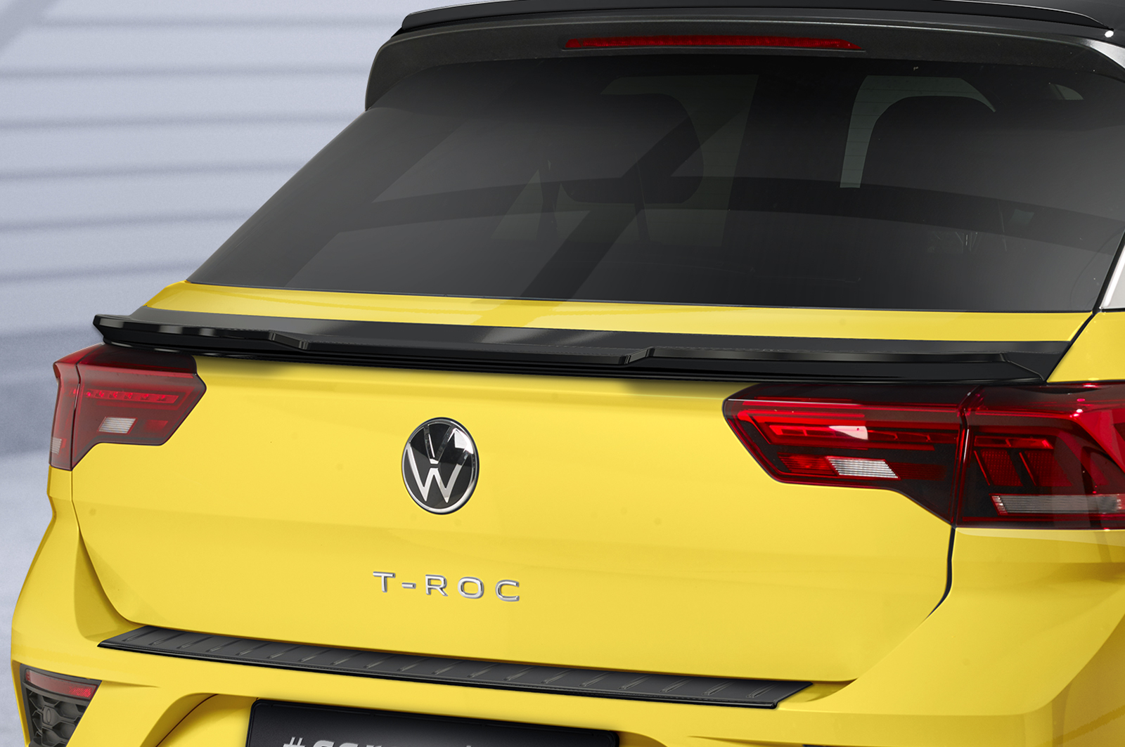 Spoiler Volkswagen T-Roc CSR Glans Zwart