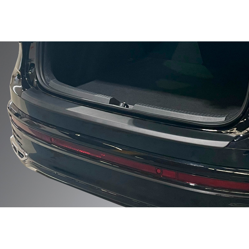 Protection de seuil arrière (ABS) sur mesure pour Volkswagen Taigo 2021- Noir