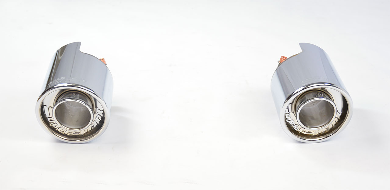 695 ABARTH 1.4T "Biposto" (190 Hp) (Ø65) 2014 Endpipe kit "Backfire" Right O100 - LeftO100