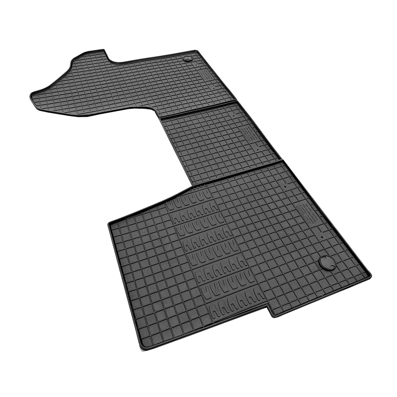 Set tapis de caoutchouc sur mesure pour Renault Master IV 2024- & Nissan Interstar 2024- (3-pièces + points de fixage)