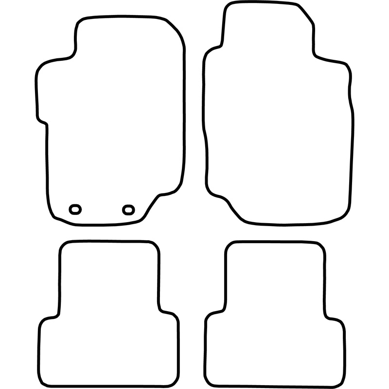 Set de tapis de sol sur mesure pour Ford Escort 1994-1995