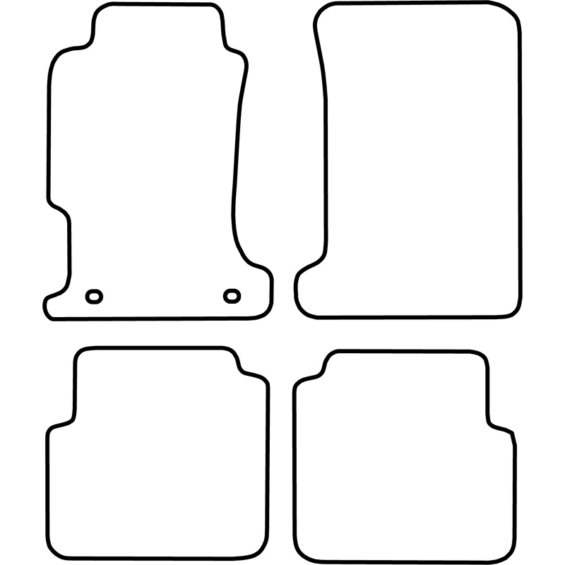 Set de tapis de sol sur mesure pour Rover 600 1993-1999