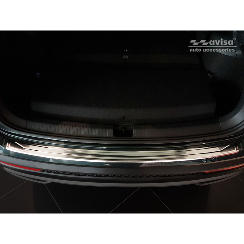 Protection de seuil arrière inox sur mesure pour Seat Tarraco 2019-