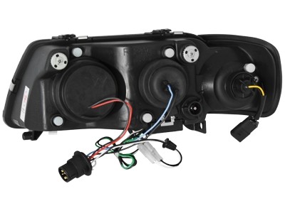 Phares Audi A3 8L LED Yeux du Diable Dayline noire