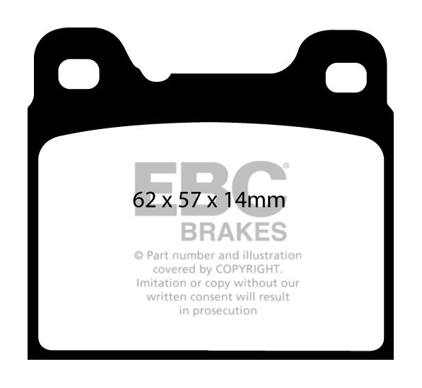 EBC Brakes VOLVO 850 2.3 Turbo 93-97 Remblokken achterzijde