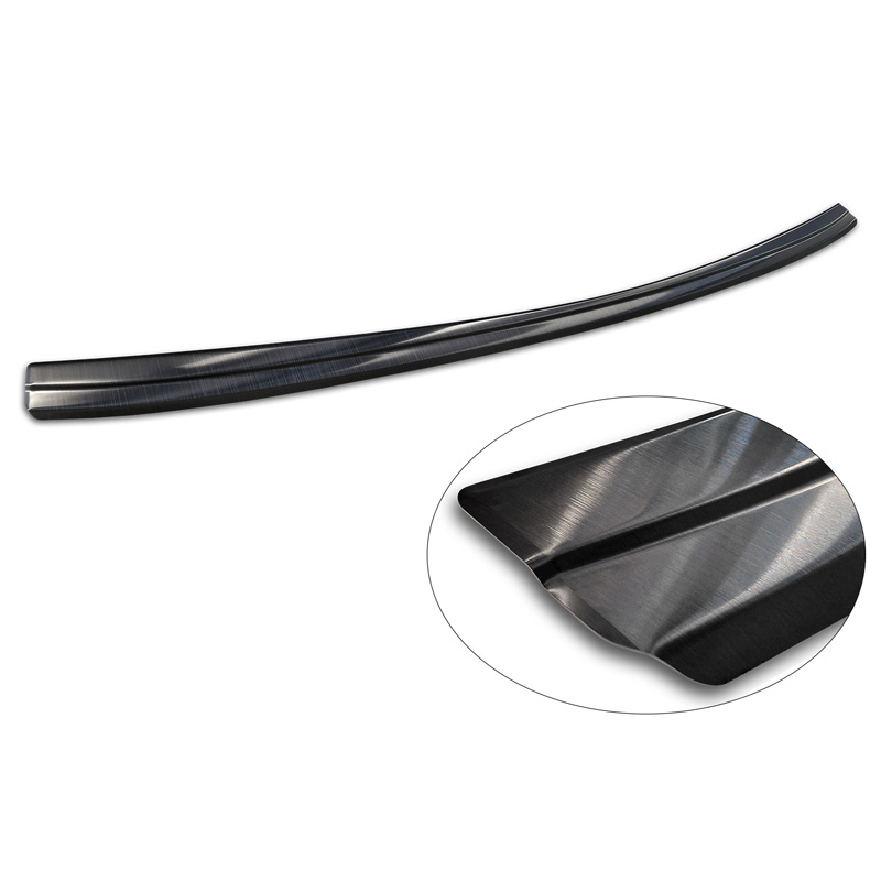 Protection de seuil arrière inox noir sur mesure pour Honda CR-V VI 2023-