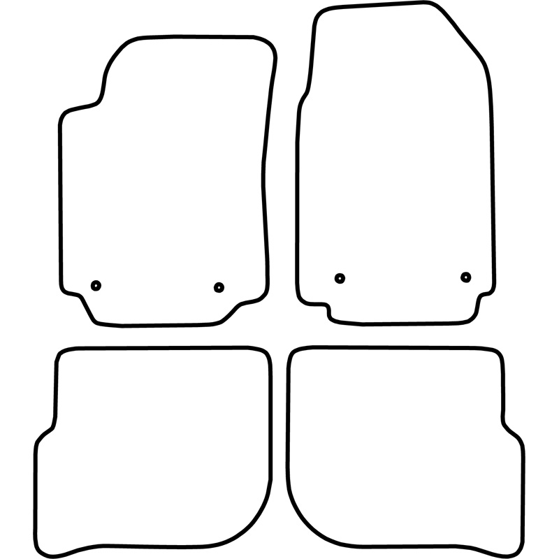 Set de tapis de sol sur mesure pour Audi 100 1991-1994 / A6 1994-1997