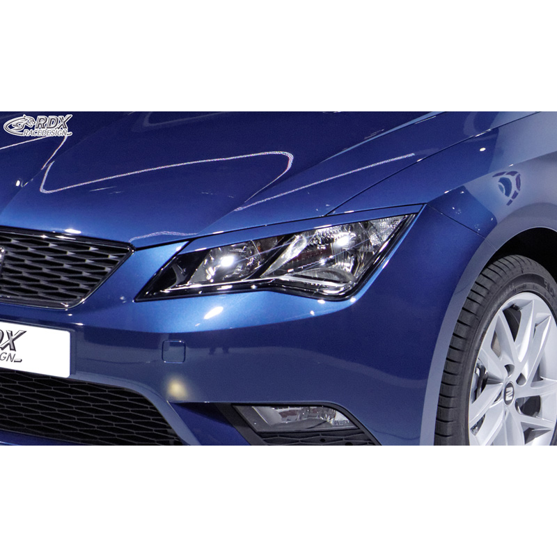 Spoilers de phares sur mesure pour Seat Leon 5F SC/5-portes/ST 2013-2020 (ABS)