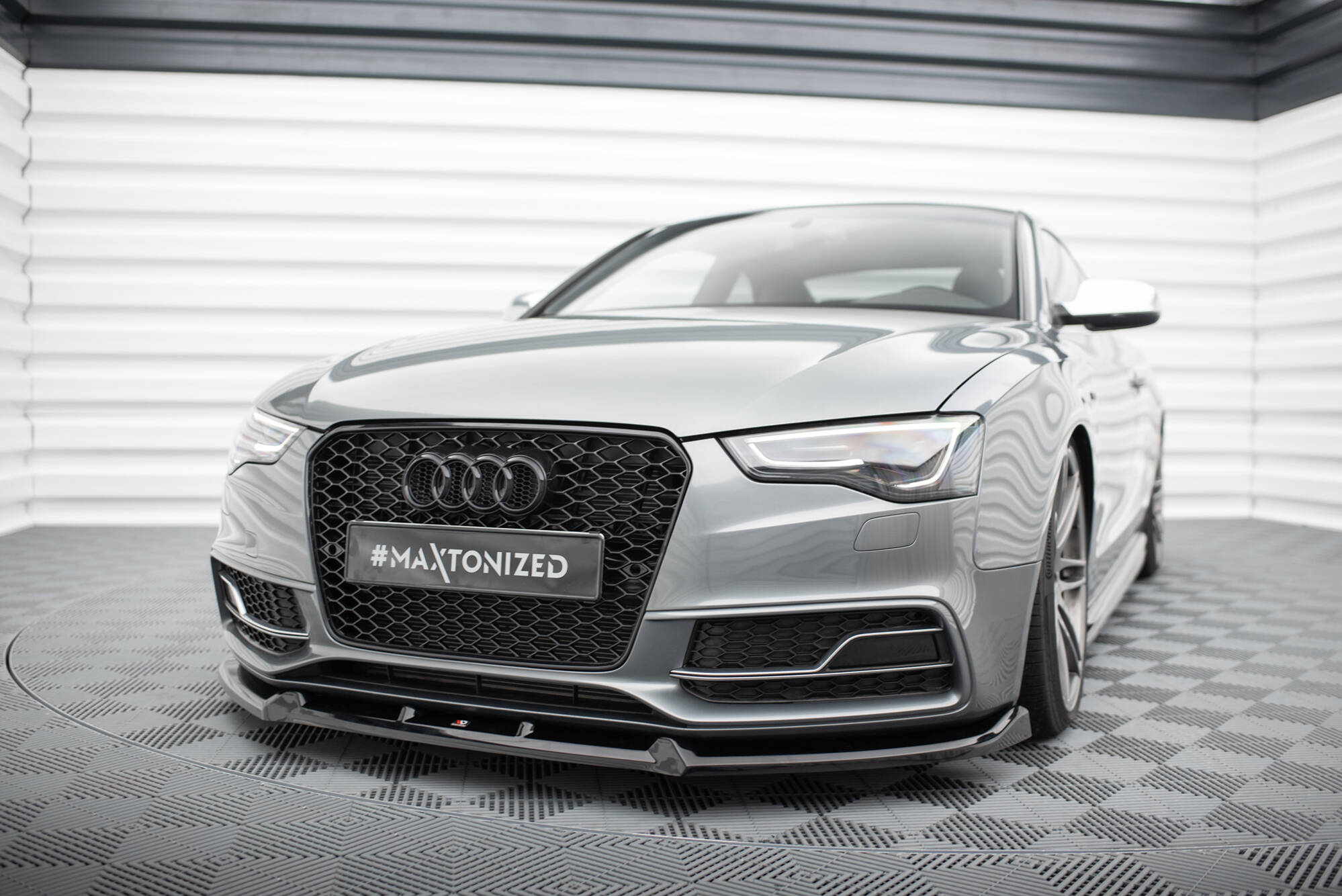 Bodykit passend voor Audi S5 Coupe 8T Facelift Maxton Glanzend zwart