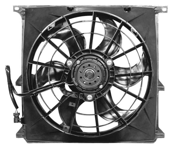 VOOR ZET FAN BMW E36 4 CYL. 07.96->> NIET TD/TDS voor AIRCO/4 CY