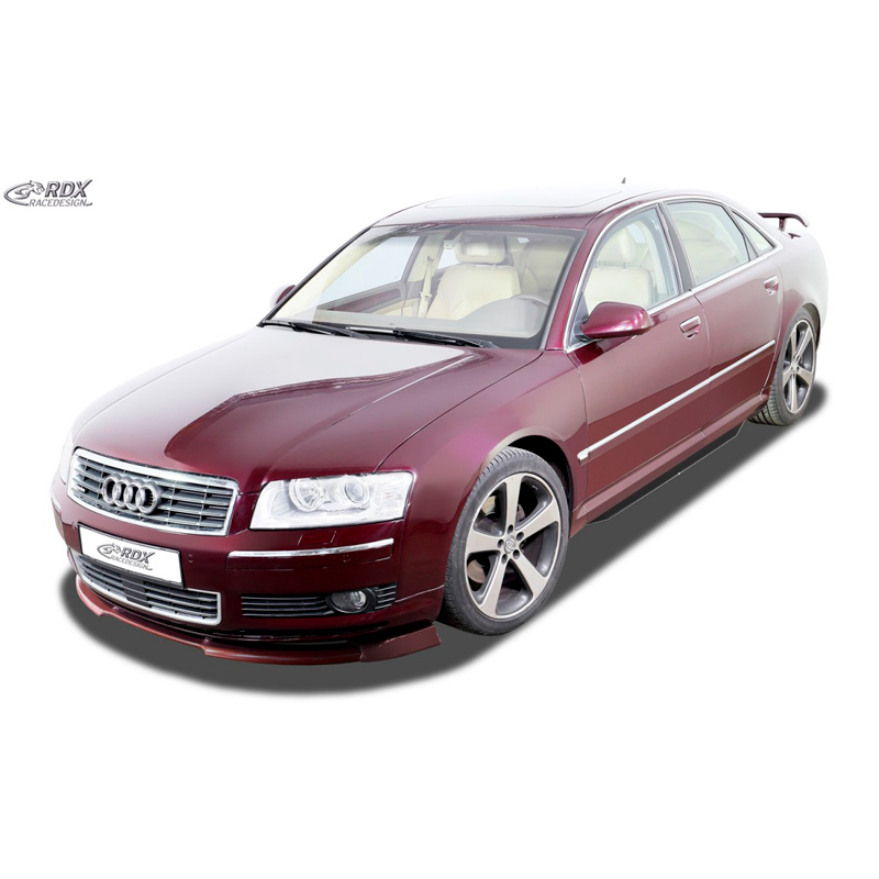 Jupes latérales 'Slim' sur mesure pour Audi A8 D3 2003-2009 (ABS noir luisant)