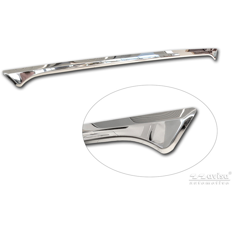 Avisa Revêtement d'habillage du hayon du coffre inox Chrome sur mesure pour Toyota Corolla Touring Sports (E21) 2019-