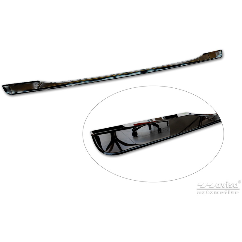 Avisa Moulure de hayon en Inox Noir Chrome sur mesure pour Toyota Proace City Verso 2019-2024 & Facelift 2024-