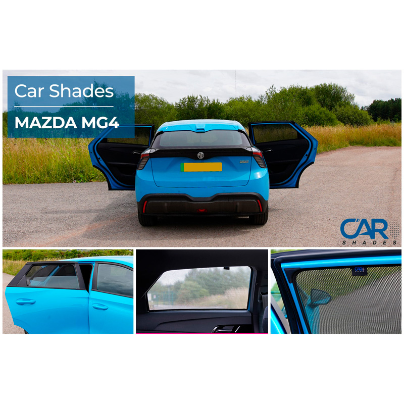 Set de Car Shades (portes arrières) sur mesure pour MG 4 (EV) 2022- (2-pièces)