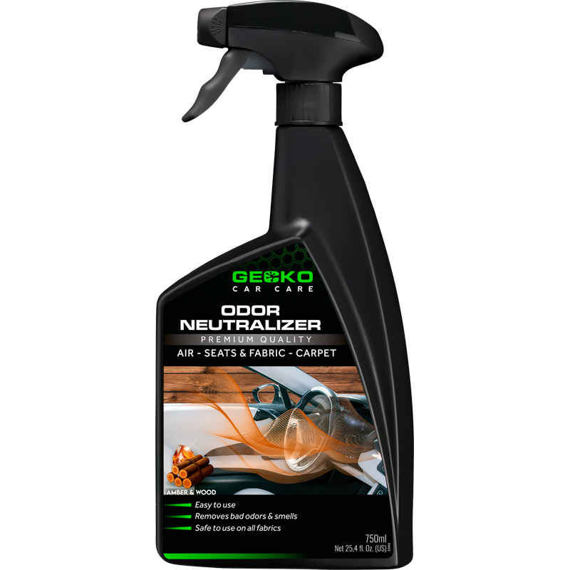 Gecko Neutralisateur d’odeurs bois ambré – 750 ml
