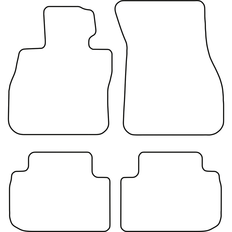 Set de tapis de sol sur mesure pour BMW Série 1 (F40) 2019- & Série 1 (F44) Gran Coupe 2019-