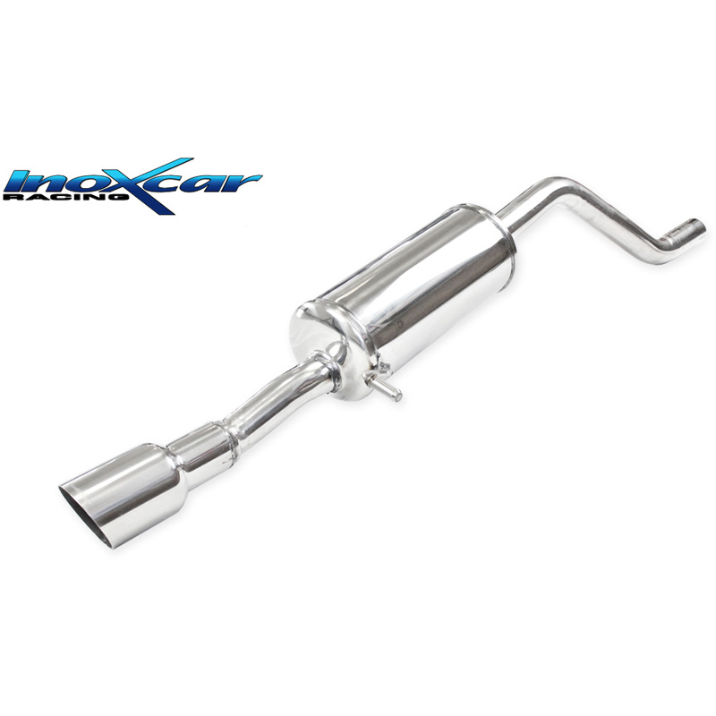 InoXcar 100% Inox Échappement Sport sur mesure pour Opel Corsa F 1.2 (101cv) 2019- 90mm Racing