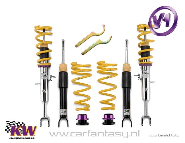 Schroefset KW V1 inox Opel Calibra A 2.0i 16V 06/1990-