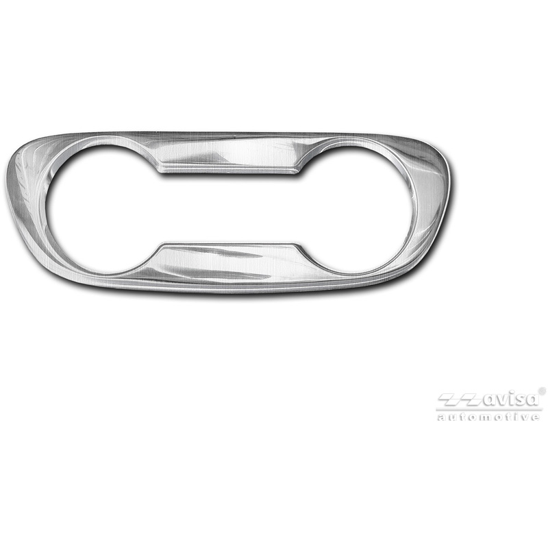 Avisa Enjoliveurs pour porte-gobelet Acier Inox sur mesure pour Mercedes Vito Tourer W447 Facelift 2024- - Argent
