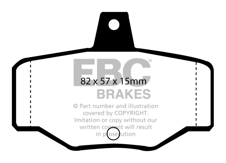EBC Brakes NISSAN Primera 2.0 (W11) 99-2002 Remblokken achterzij
