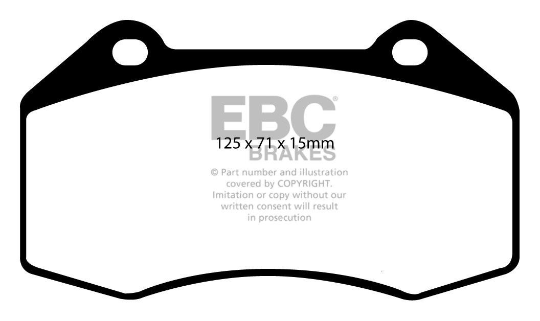 EBC Brakes RENAULT Clio 2.0 (197) 2006-.. Remblokken voorzijde