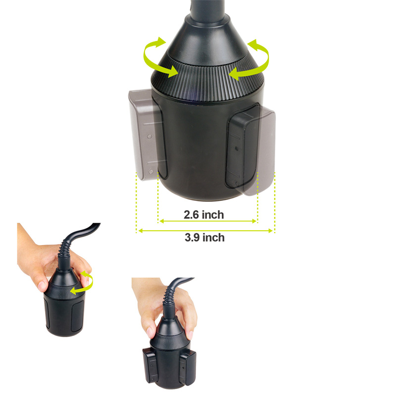 Supporte Smartphone/Telephone/PDA/iPod universelle pour porte-gobelet