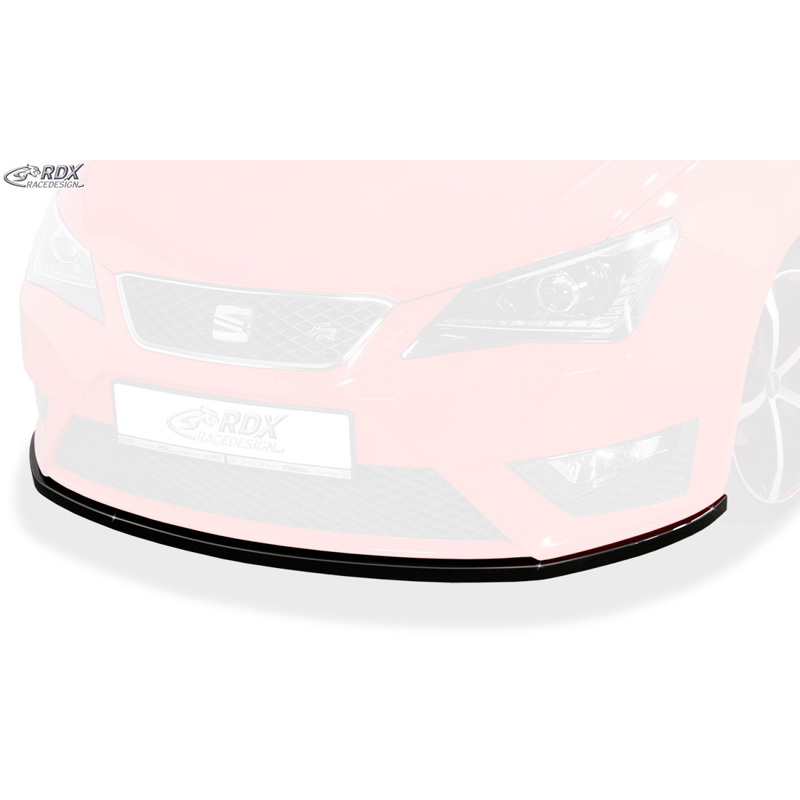 Spoiler avant sur mesure pour Seat Ibiza 6J SC/HB/ST FR Facelift 2012-2017 (ABS noir luisant)