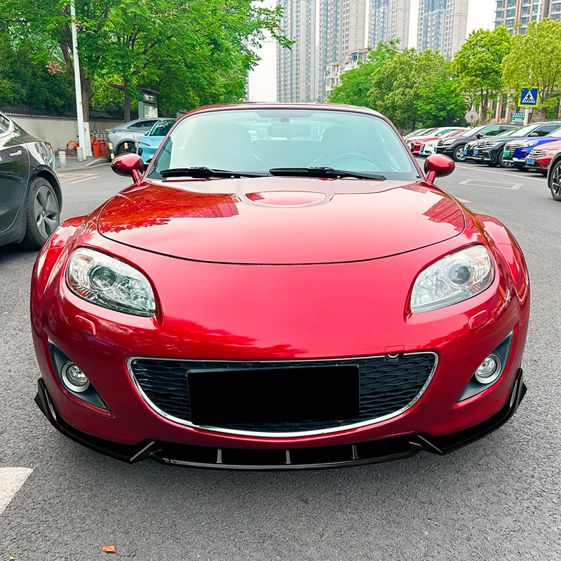 Spoiler avant sur mesure pour Mazda MX-5 (NC) Facelift 2009-2015 (ABS Noir luisant)